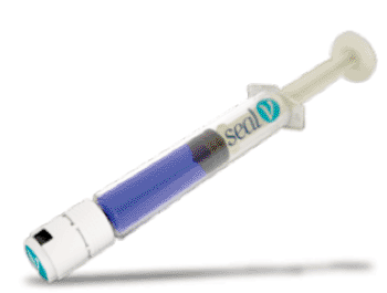Image: The Seal-V alginate-based vascular adhesive (Photo courtesy of Sealantis). Image: The Seal-V alginate-based vascular adhesive (Photo courtesy of Sealantis).